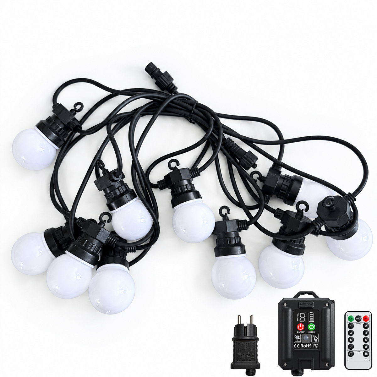 G50 LED Globe String Lights – Solar & Plug-In | High & Low Voltage | OEM/ODM