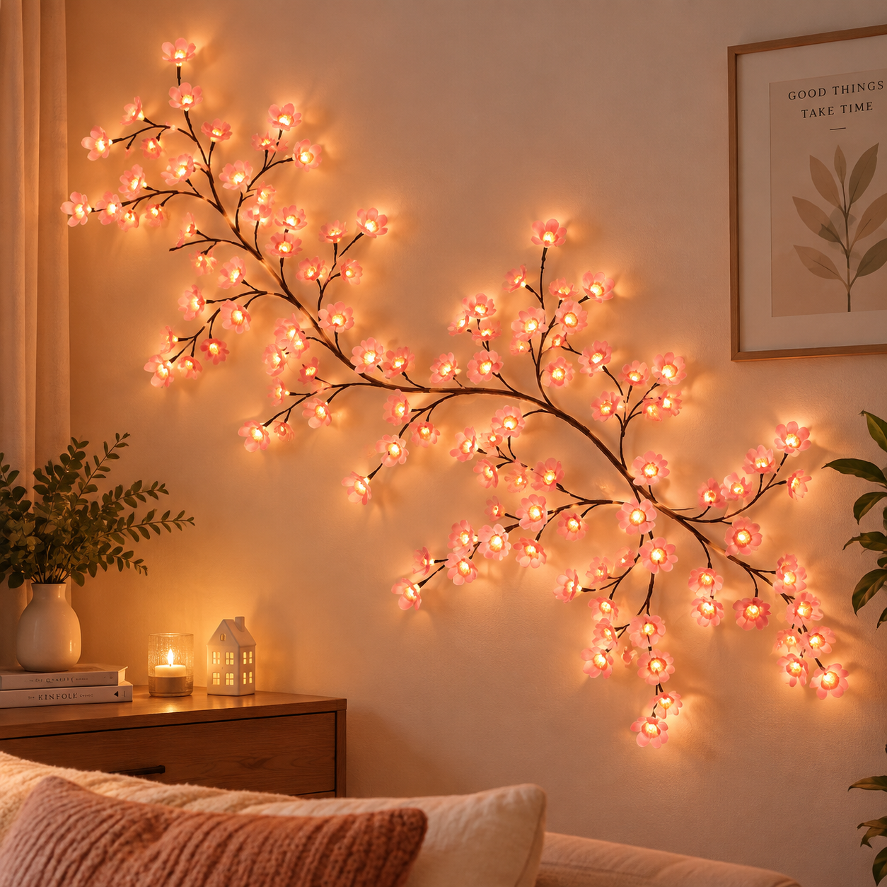 LED Vine String Lights – USB & Plug-In | 8 Modes Remote Control | CE & RoHS Certified | OEM/ODM